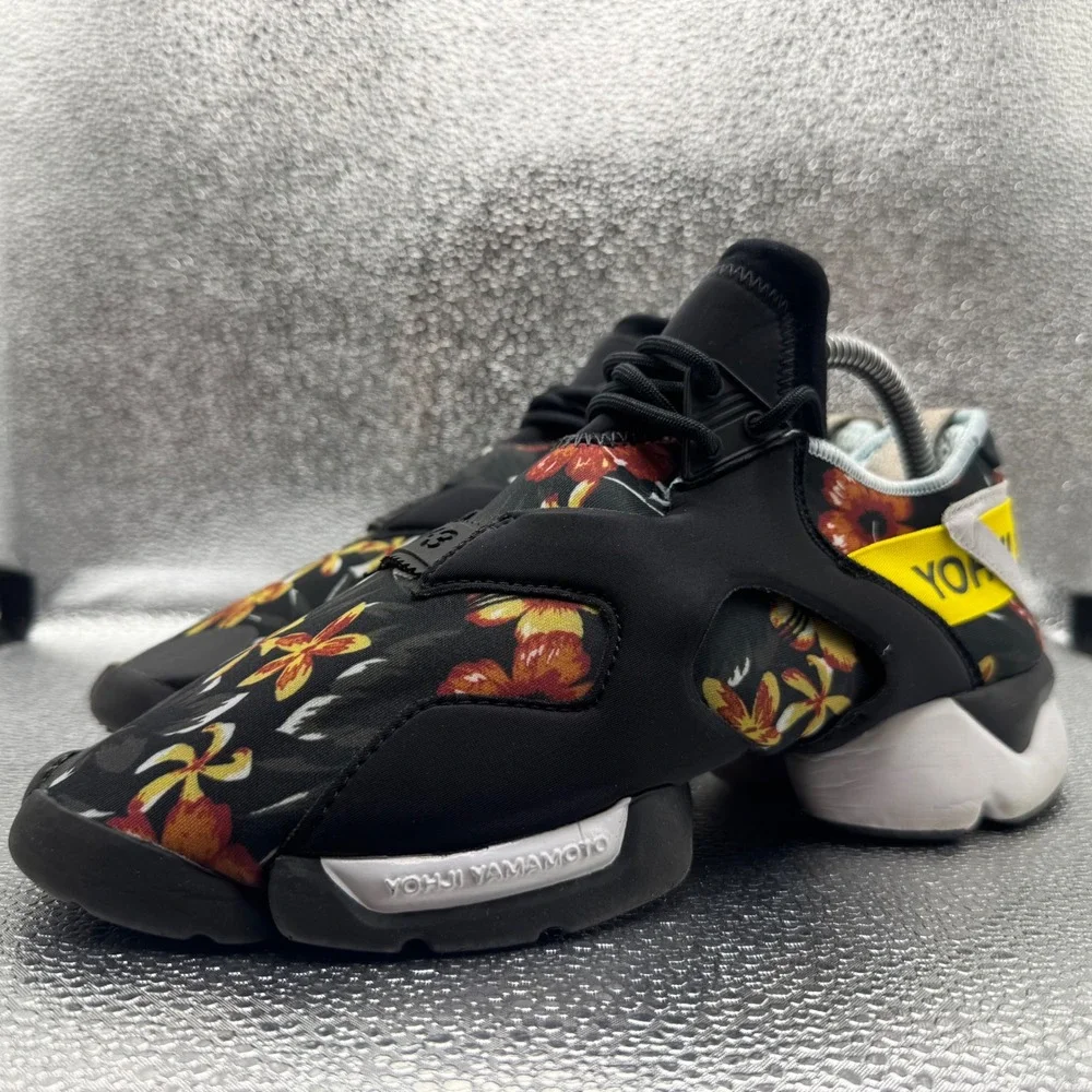 Size M Adidas Y-3 Kohna Mens Black Floral Excellent Yohji Yamamoto B26258